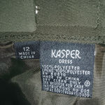 Kasper 12 Olive Midi Lined Dress Skirt Green Photo 1