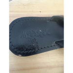 Mystique Boutique MYSTIQUE Women's Black Jeweled Florence Shell Stone Thong Sandals Size 7 Photo 3