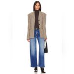 Mother Denim The Dodger Ankle High Rise Wide Leg Cropped Jeans Blue Plus Size 33 Photo 1