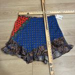 Free People NWT  Dance This Way Printed Skirt Red Ruffle Mini Size 12 *READ Photo 3