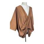 Savvi Brown Draped Kimono Cardigan‎ Wrap Boho Cottagecore Whimsigoth OSFM Size undefined Photo 2