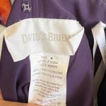 David's Bridal Strapless Bridesmaid Dress Women's Asymmetrical Purple Sz 4 Photo 4