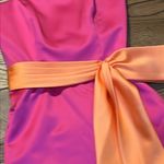Alfred Angelo  Pink and Orange strapless gown, size 2 C30 Photo 2