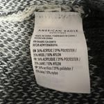 American Eagle Check Print Open Front Cardigan Size Small Long Line Photo 4