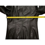Valerie Stevens  Black Lamb Leather Womens Jacket Size Medium Edgy Quiet‎ Luxury Photo 6