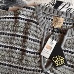 Chaser NWT Fringe Knit Short Sleeve Sweater Photo 5