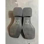 Anthropologie  Vicenza Silver Metallic Loafers Womens Shoes Size USA 6 Photo 5