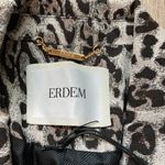 Erdem Iris Leopard Jacquard Single Breasted Blazer Size 10 NWT Photo 2
