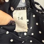 Swimsuits for All Black Polka Dot Ruched Swim Dress Size 14 Photo 3