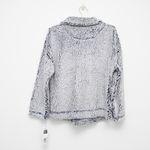 NFL  Chicago Bears Gray Sherpa Quarter Zip Pullover Jacket Photo 4