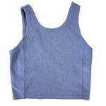 Lululemon  Ribbed Softstreme Cropped Tank Top Oasis Blue Photo 2
