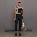 NEW Carbon38 High Rise Joggers Melt Pull On Stretch Black Small NWT $118 Photo 3