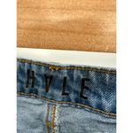 HALE Tess Senna Light Wash Blue Denim Distressed Shorts Women's Size 28 Photo 4