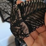 Victoria's Secret Mesh Victoria Secret Lingerie Bodysuit One Piece Sexy Black Snap bottom intimate Photo 7