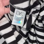 Diane Von Furstenberg DVF Haven Midi Dress Women S Wool Sheer Bodycon Office Geometric Stripe Career Photo 6