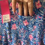 Lilly Pulitzer Blue and Pink Midi Dress S Photo 5