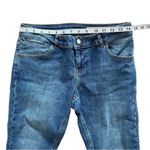 ASOS denim Skinny Cropped Low Rise Blue Denim Cotton Stretch Jeans Size 30/26 Photo 3