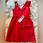 BCBGMAXAZRIA NWT  Draped Mini Evening Dress Size 0 Christmas New Years Glam Photo 8