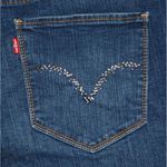 Levi's 512 Blue Jeans Size 22 Short Perfectly Shaping Bootcut Studded Stretch Photo 5