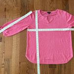 Talbots New  Woman’s Pink Sweater notched neck tie 3/4 length sleeves, Sz MP Photo 9