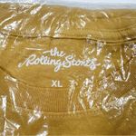 The Rolling Stones NWT  Multi Logo Short Sleeve Women's Graphic T-Shirt Mustard Photo 3
