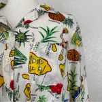 J.Crew  Hawaiian 100% Cotton Button Down Long Sleeves Shirt, Sz Medium Photo 3
