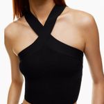 Aritzia  Babaton Sculpt Knit Criss Cross Cropped Tank Photo 0