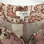 Umgee  Floral Paisley Boho Zipper Bomber Jacket Photo 4