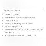 Johnny Was BEAUTIFUL beaded/sequin mesh dress/ gown NWT Photo 12