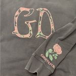 Pact Grateful Dead X  Slouchy Cropped Sweatshirt Organic Garden Rose Size XS Photo 5