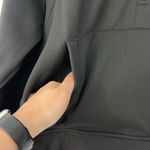 Amazon Laslulu XL Black Oversized Quarter-Zip Hoodie Sweatshirt with Pocket Photo 8