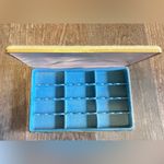 FINAL PRICE VINTAGE EARRING JEWELRY Box c1960's "Mele Style" White Photo 3