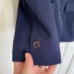 Vintage Focus 2000 by Charles Glueck navy blue multi button up blazer jacket 10 Photo 2