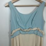 Stunning vintage beaded bow back maxi dress Blue Photo 5