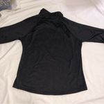 Umbro  Womens Funnel Neck Side Zip Fleece Lined Sweatshirt L Thumb Holes Black Photo 9