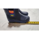 landchief size 8 rubber rainbow shoes woman Black Photo 2