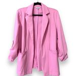 White Birch  women's size small pink women's blazer roll tab sleeves lightweight Photo 10