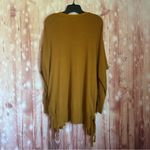 Hippie Rose  Golden Mustard Side Tie Open Cardigan Photo 6