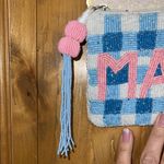 Made In India | “Mama” Beaded Bag 🩷🩵 Blue Photo 2