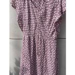 Monteau Vintage Women’s Sz M White Daisies Dotted Stretch Knee Length Dr… Photo 11