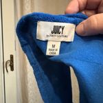 Juicy Couture Medium  Royal Blue V-Neck Sleeveless Crop Tank Photo 6