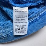 Free People  Blue Terry Cloth Short Sleeve Oversized Pocket Dress Size Small NWOT Photo 5