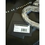 $473 New Ampersand as Apostrophe The Micro Tote in Black Buffalo Leather Photo 3