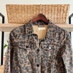 Elan  Leopard Denim Jean Jacket w/Pockets, Small Photo 2