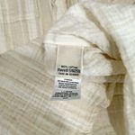 LL Bean Neutral Beige Cloud Gauze Casual Cotton Button Up Shirt Size MEDIUM Tan Photo 8