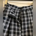 Divided H&M Skirt Black Plaid Mini Tartan Academia Pleated Skater Retro Size 0 Photo 11