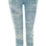 Rag and Bone Camo Print Denim Jeans Slim Fit Casual Pants Size 24 Photo 0