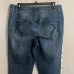 Lane Bryant  High-Rise Tighter Tummy Two-Tone Skinny Jeans in Dark Wash, Size 18 Photo 6