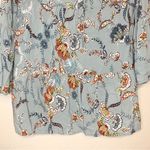 Jaase  Multicolor Floral Bohemian Peasant Bell Sleeve Top Size S Photo 4