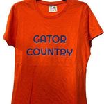UF University of Florida Gator Country Port and Company Women's Tee Shirt, Large Orange Photo 0